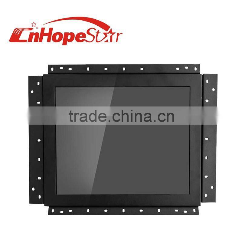 Metal Case 15inch 1024*768 Square Open Frame LCD Monitor with VGA