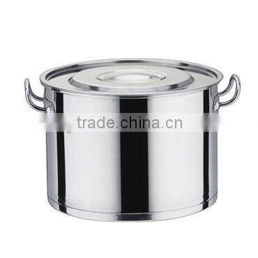 SuperSteel 18/8 Stainless Steel Induction Ready Stock Pot with Cover, 20-Quart, Natural