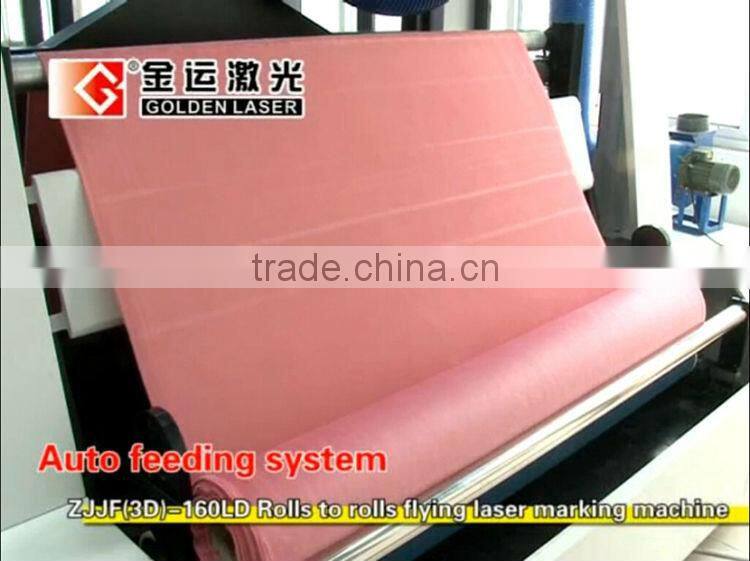 Laser engraving textiles of garment fabric laser engraving machine 1.6X1.6m