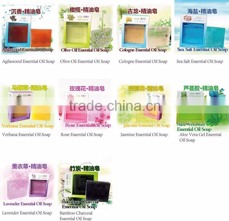 Amino acid soap gold foil bamboo charcoal black soap