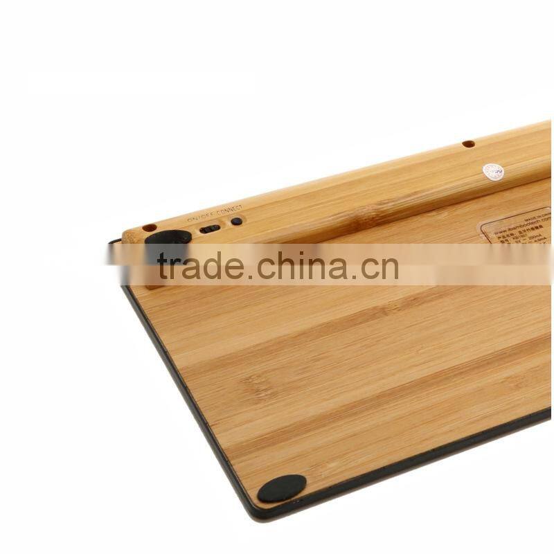 Nature Mini Bamboo Bluetooth 3.0 Keyboard for android with factory price