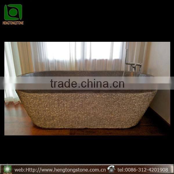 Beautiful Highly Polished White Marble Bathtub For Sale