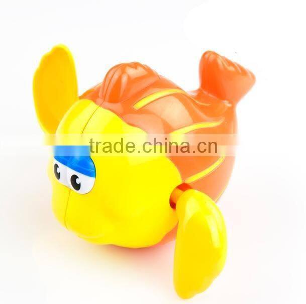 Non-toxic plastic fish floating bath toys/plastic animal bath toys for babies/custom animal bath toy factory