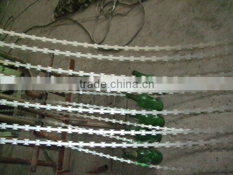 BTO-30razor barbed wire hot dipped galvanized technology