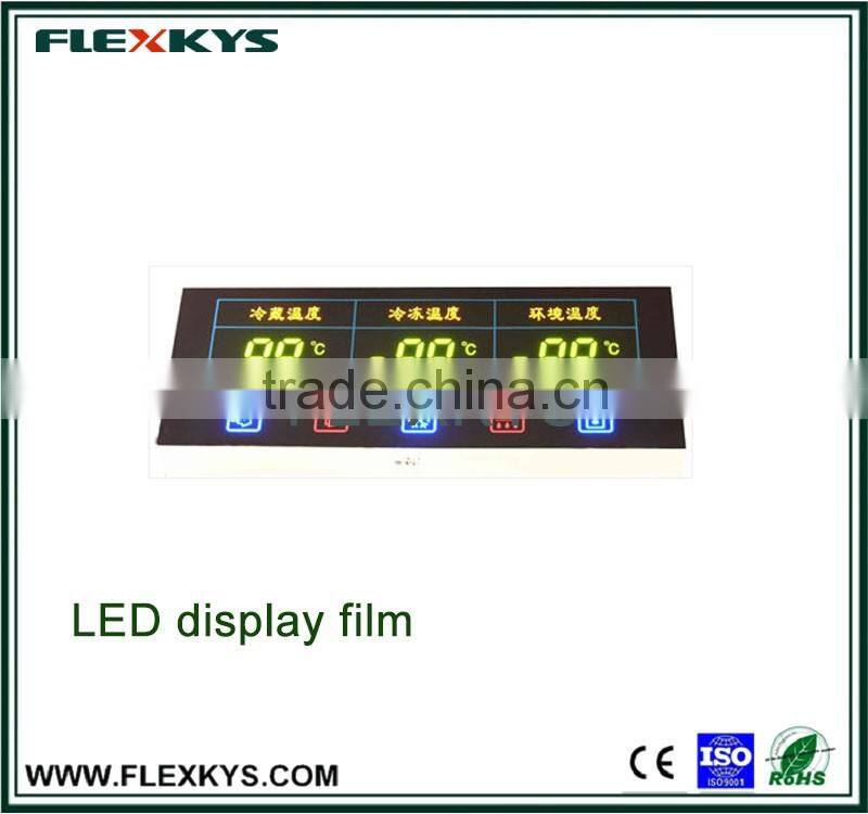 LED display module PC decorative cover for refrigerator