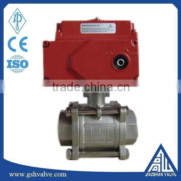 electric female 2pc internal thread ball valve