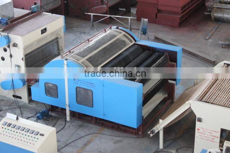 NEW TYPE HFJ-18 NONWOVEN DOUBLE CYLINDER DOUBLE DOFFER NEEDLED WADDING CARDING MACHINE