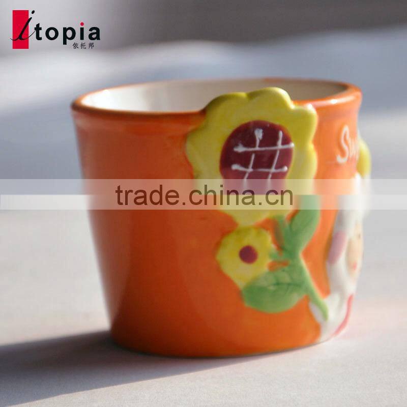 New arriving and best-sell sweet sheep ramekin pudding cup