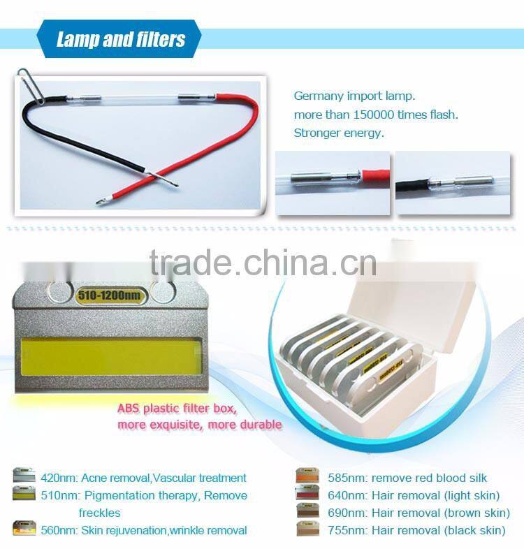 Top selling 6 IN 1 multifunction esthetic salon machine for hair removal&skin rejuvenation