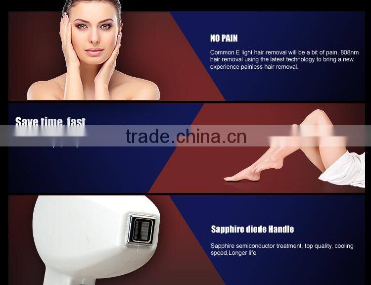 808 nm hair remover Semiconductor Diode Laser For Hair Removal beauty machine