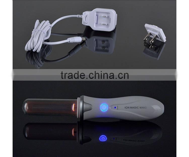 Beauty salon equipment ion massage wand for skin rejuvenation