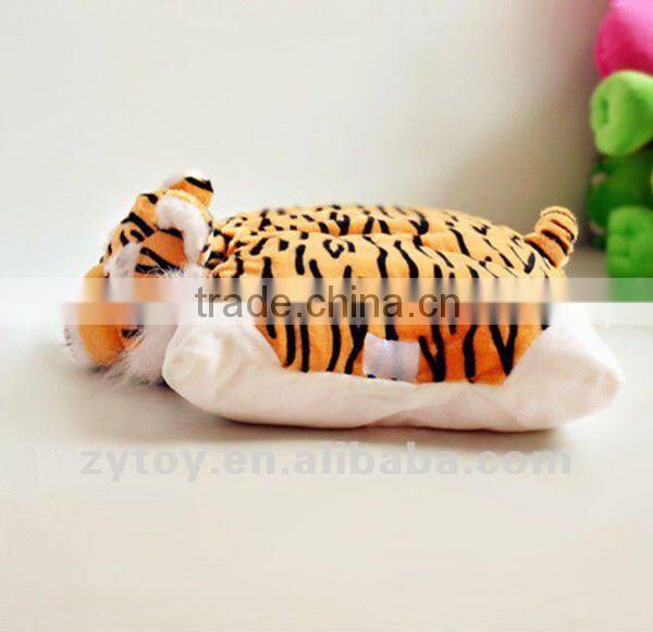 Shenzhen Soft Animal Plush cushion Tiger shape pillow