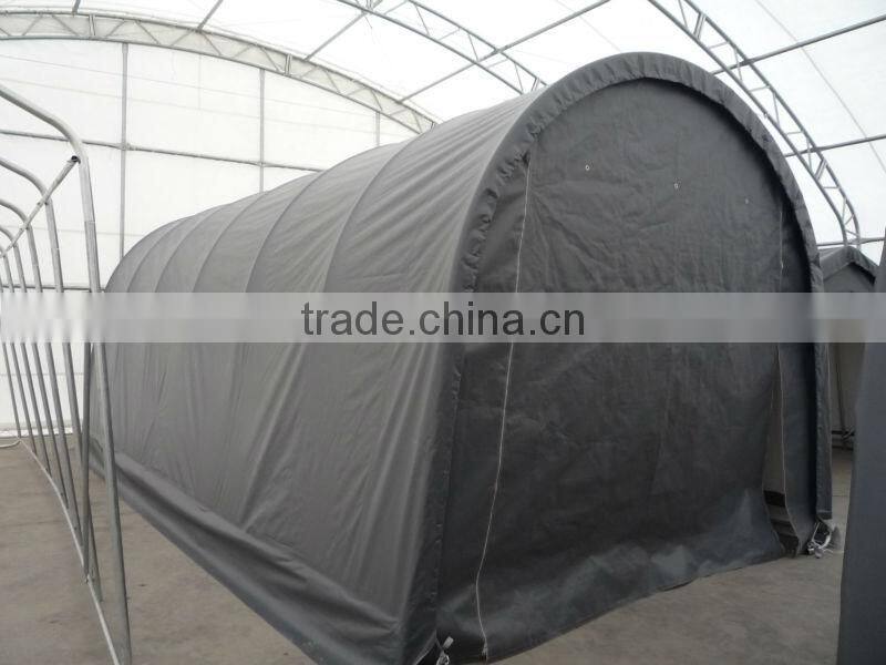 steel frame PVC PE covers teel frame tent price