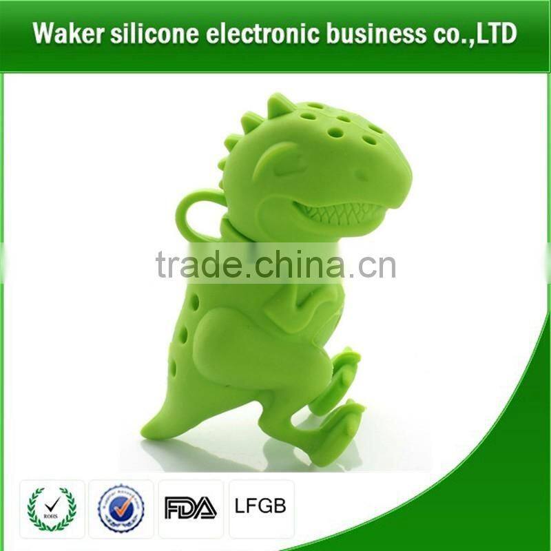 eco-friendly silicone swan shape tea steeper