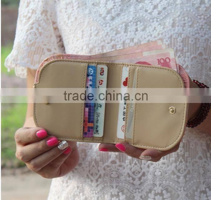 2016 3D Animal Wallet Holders Zipper PU Leather Money Wallet Short Small Wallet Purse (XJWP1625)