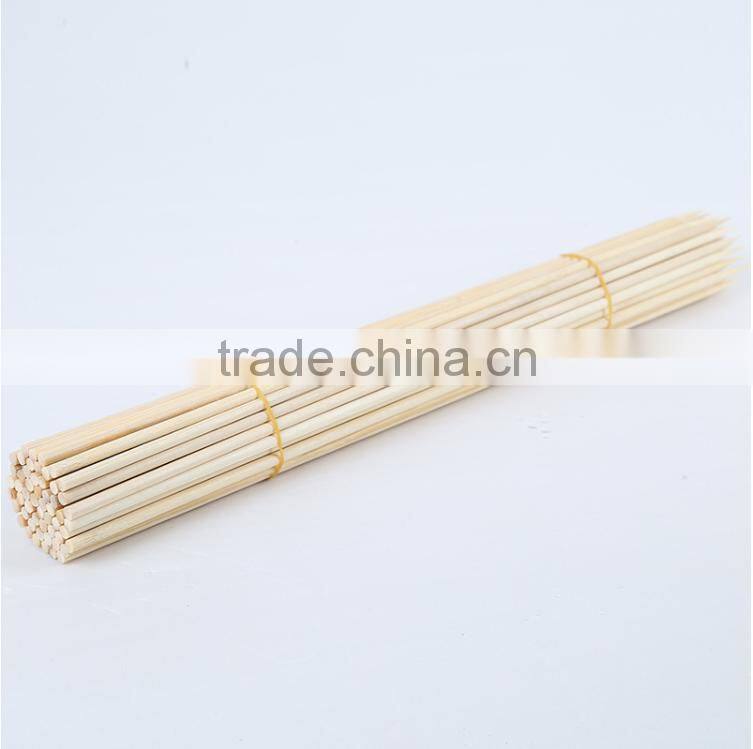 HY Factory Wholesale Natural BBQ Use 5.0mm bamboo skewers or bamboo sticks