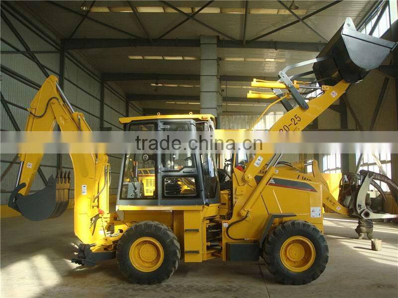 CE approve small backhoe loader wz30-25 with ce approve Cummins engine