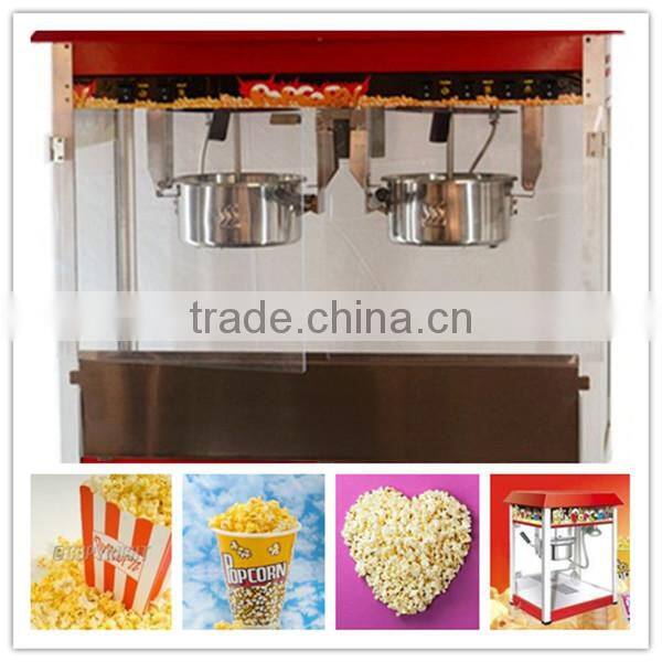 Commercial temperature control Popcorn Machine with Cart for sale