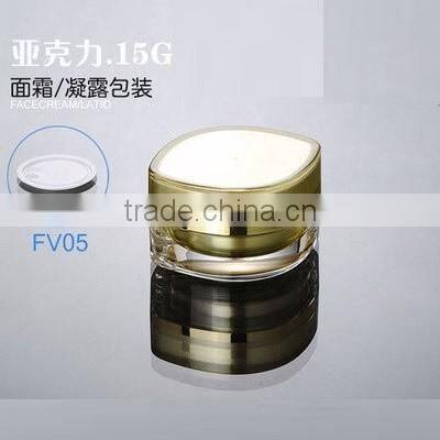 2016 New design Eye-shaped face cream jar 15g 30g 50g