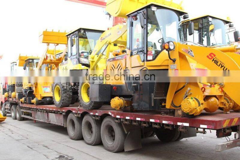 Luxury cab wheel loader for industrial, backhoe type wheel loader with ce hot sale in the world