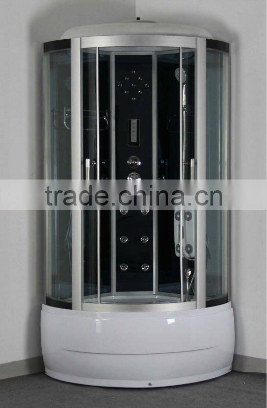 Shower Cabin Speaker Fan Chrome White Finish ABS Plastic Dust Cover Fan