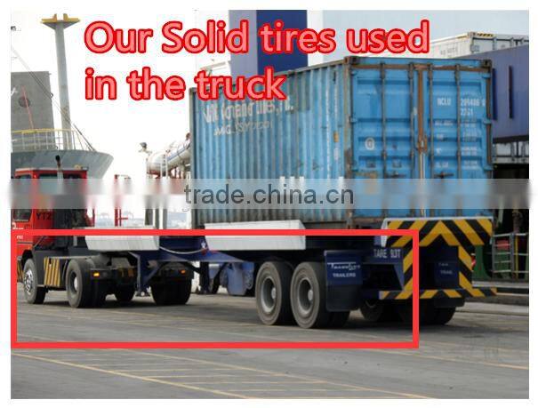 Top quality 4 wheel electric moving cargo cars solid tyre 18x8x12-1/8 12x4-1/2x8 for toyota forklift 7FBCU15