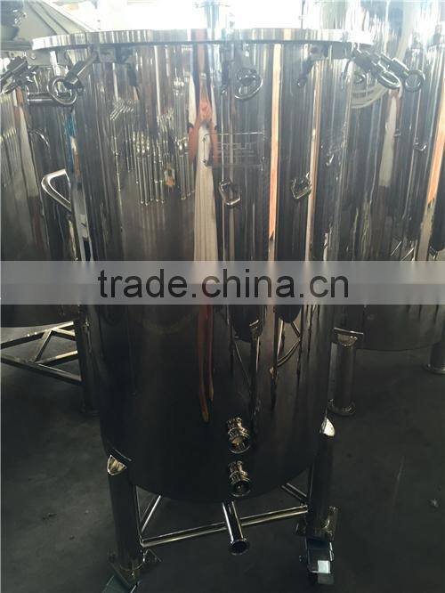100L stainless steel movable fermenter brite beer tank