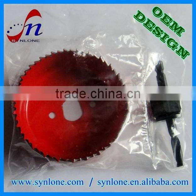 High quality high precision wood cutting hole saw with 100% inspection