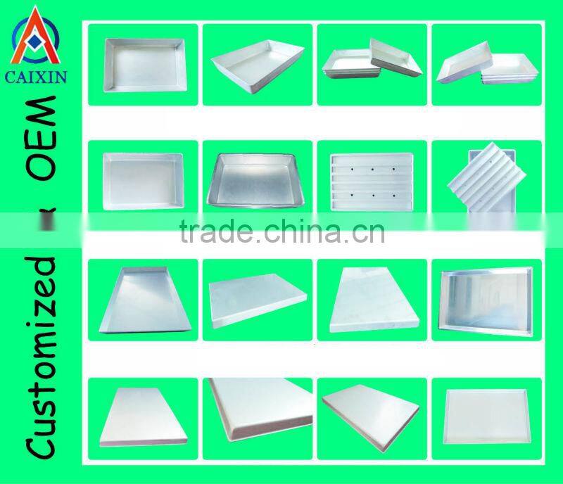 Aluminum tool box for seafood frozen