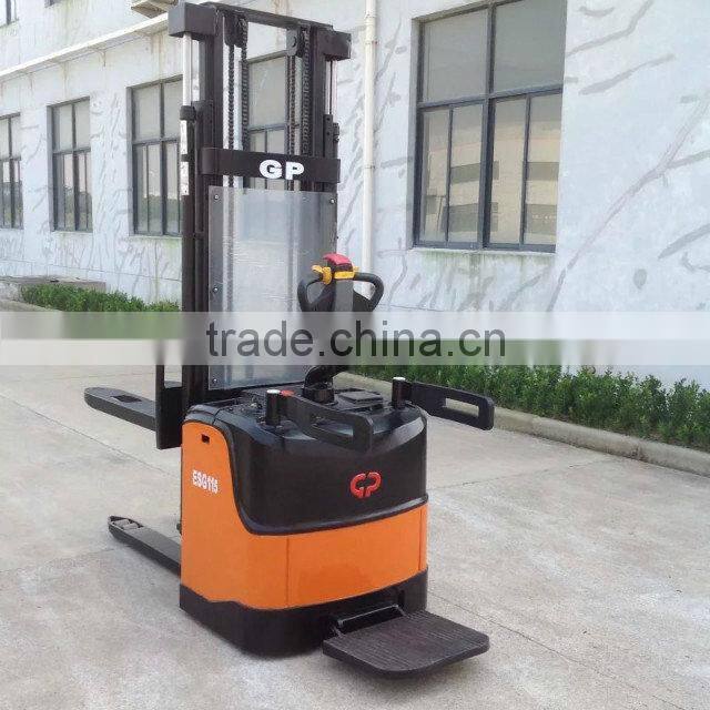 lift height electric stacker low noise for sales promotion