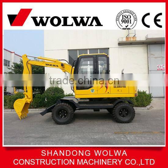 mini Wheel Excavator DLS865-9A in hot sale