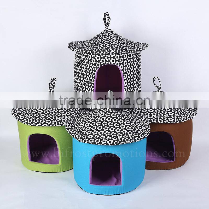 Hot Sale Fabric Folding Indoor Cat House
