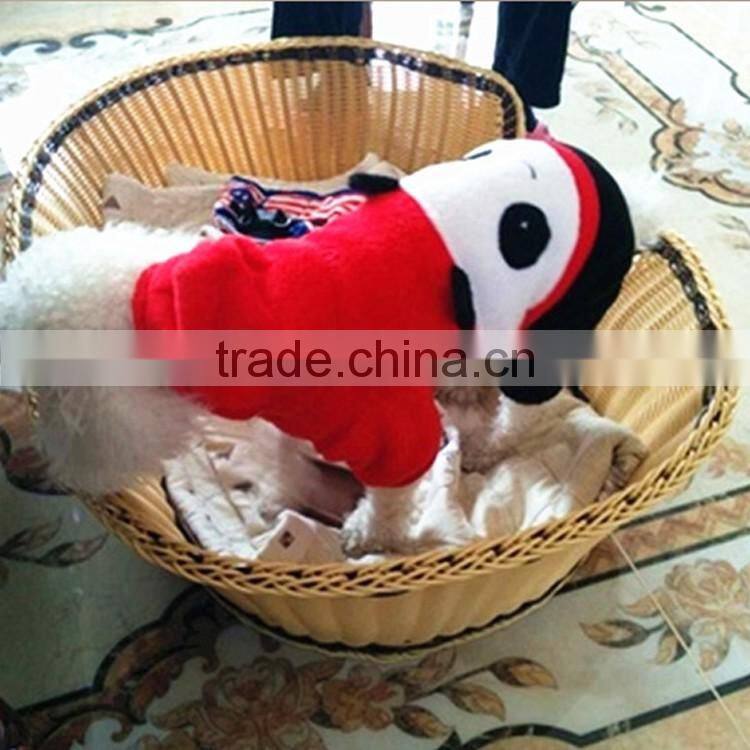 Eco-friendly dog pet product wholesale custom size dog basket / dog bed