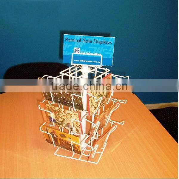 Multilevel Wire Metal Gift Wrapping Paper Display Stand