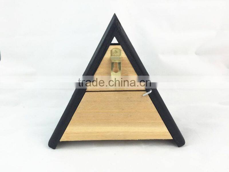Triangle wooden bird house,FSC wooden bird nest, pet house
