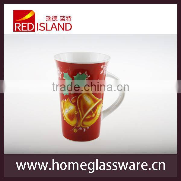 CERAMIC SANTA CLAUS COFFEE TEA CUP CHOCOLATE MUG