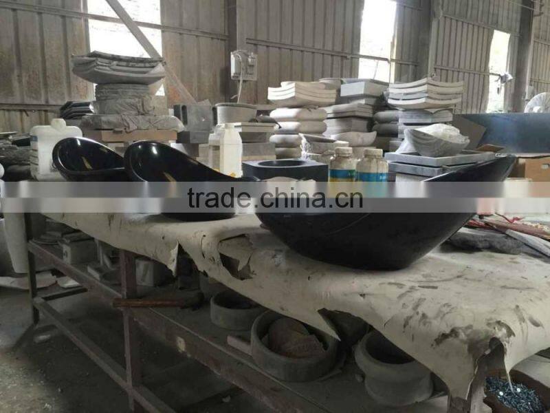 Natural nero marquina marble bathroom sink for wholesale