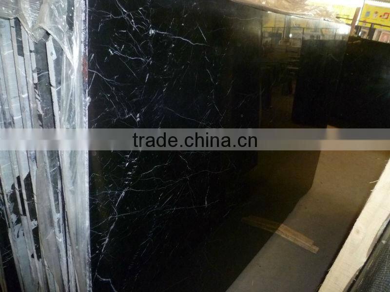 china top quality black nero marquina marble