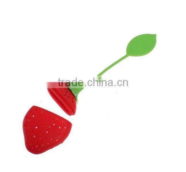 Strawberry Shaped Silicone Tea Infuser,Silicone Tea Strainer,Silicone Tea Tools
