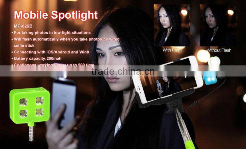 HOT LED PHONE MOBILE FILL IN LIGHT SELFIE LIGHT SPOTLIGHT