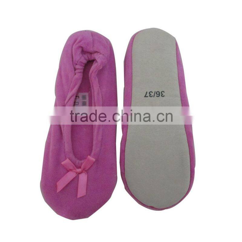 Trade assurance softy confortable velvet ballet dance ballet shoes