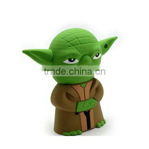 5200mAh cartoon pvc power bank for smartphone