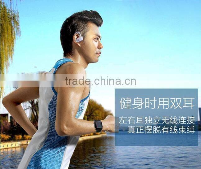 Newest Hook Style Hands Free Earphone High Quality Wireless HIFI Stereo Bluetooth Headset