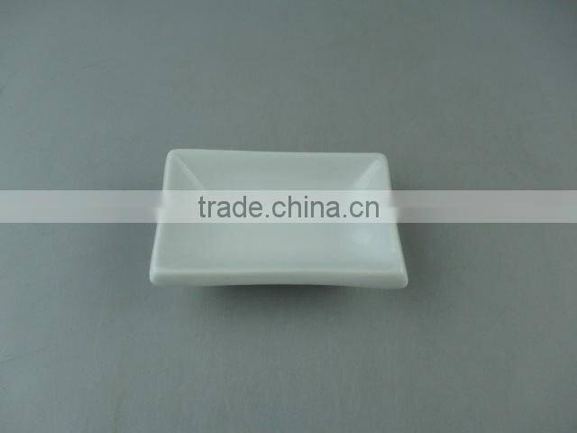White ceramic toilet soap holder in stock