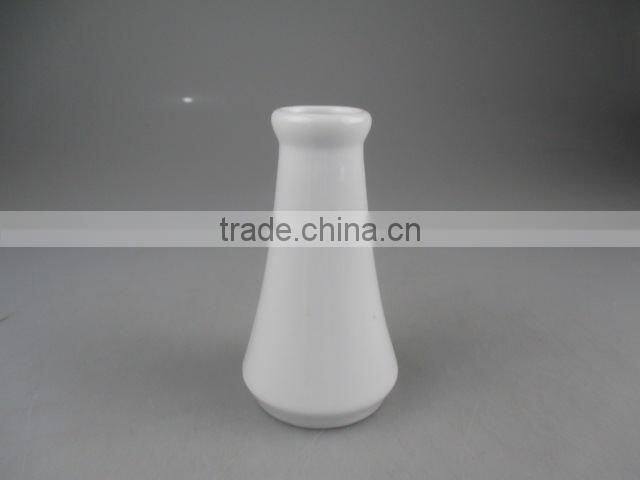 Stocklot cheap white ceramic flower vase
