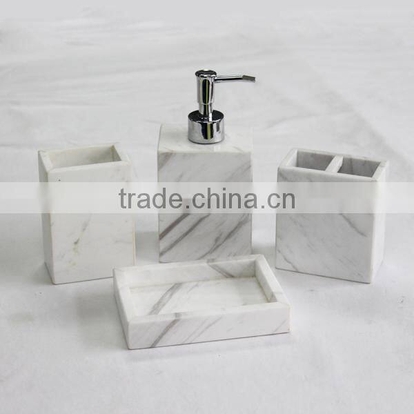 Hotel Bathroom Decor Luxury Marble Bathroom Accessories Set