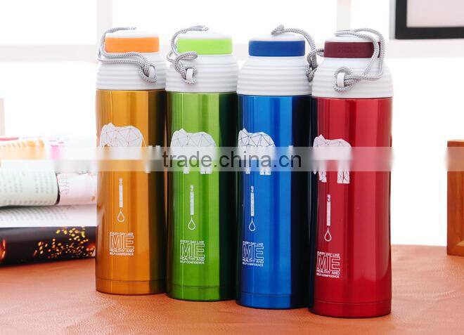 Supply Creative fashion Stainless steel thermos cup / cold insulation Cup (500ml)
