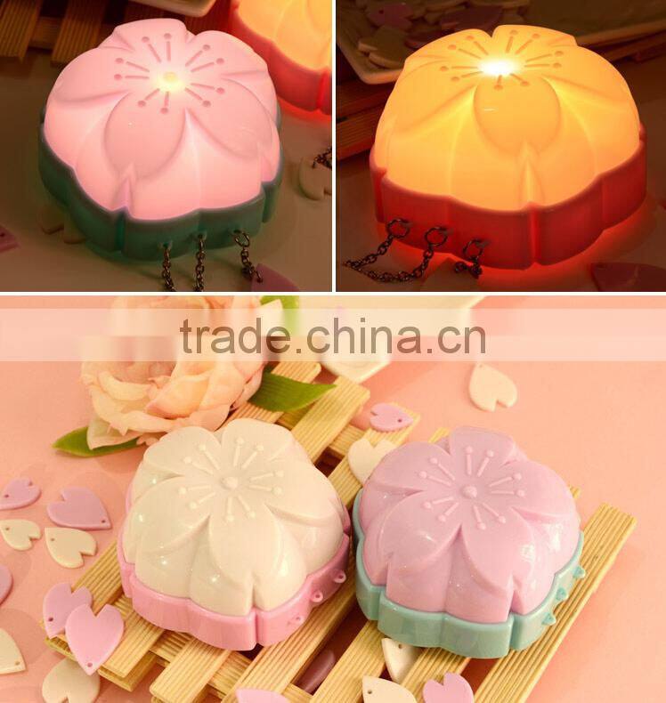 Plug Romantic Sakura Adjustable Voice Light Motion Sensor Led Night Light