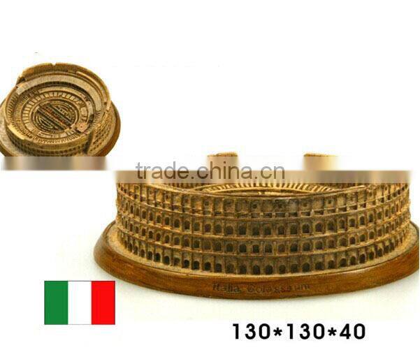 Italy Colosseum resin 3d building model Italy souvenirs