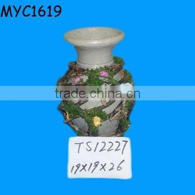 Garden rustic garden flower pots